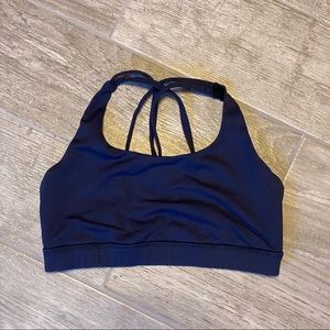 Navy blue sport bra